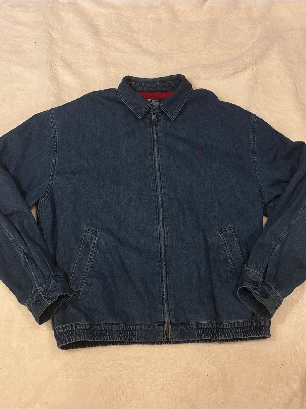 Polo Ralph Lauren Harrington Denim Bomber XL Jacket